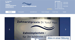 Desktop Screenshot of implantate-karlsruhe.de