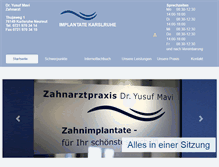 Tablet Screenshot of implantate-karlsruhe.de